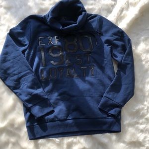 Express Graphic funnel neck sweatshirt